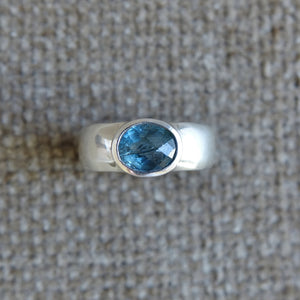 Ring Dark Aquamarine