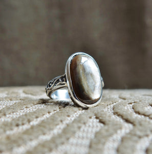 Orientalischer Perlmutt Ring