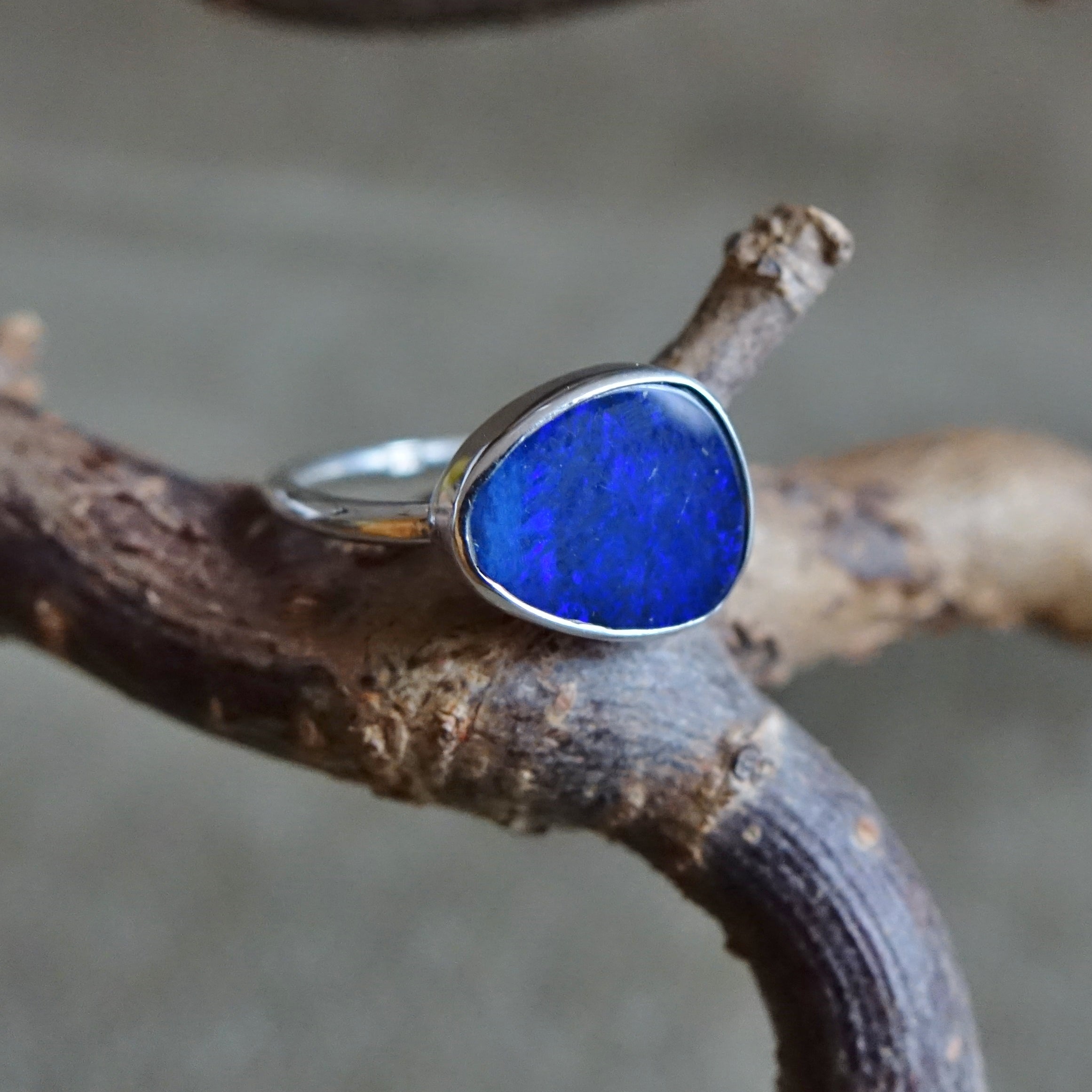 Ring Blue Opal